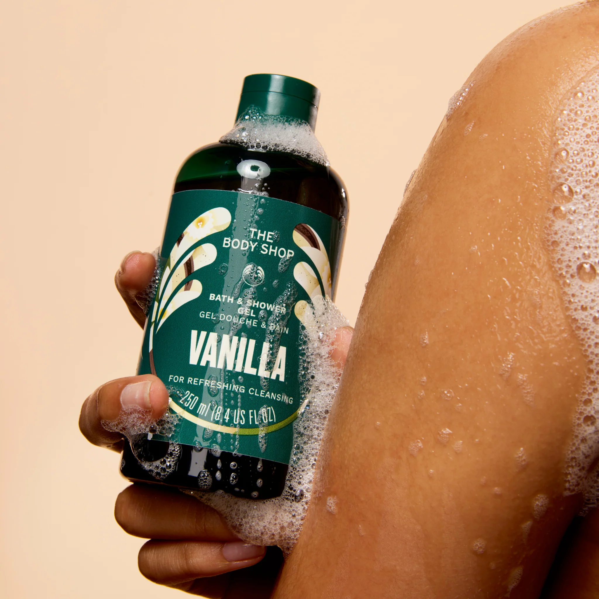 Vanilla Bath & Shower Gel 250ml - Image 2